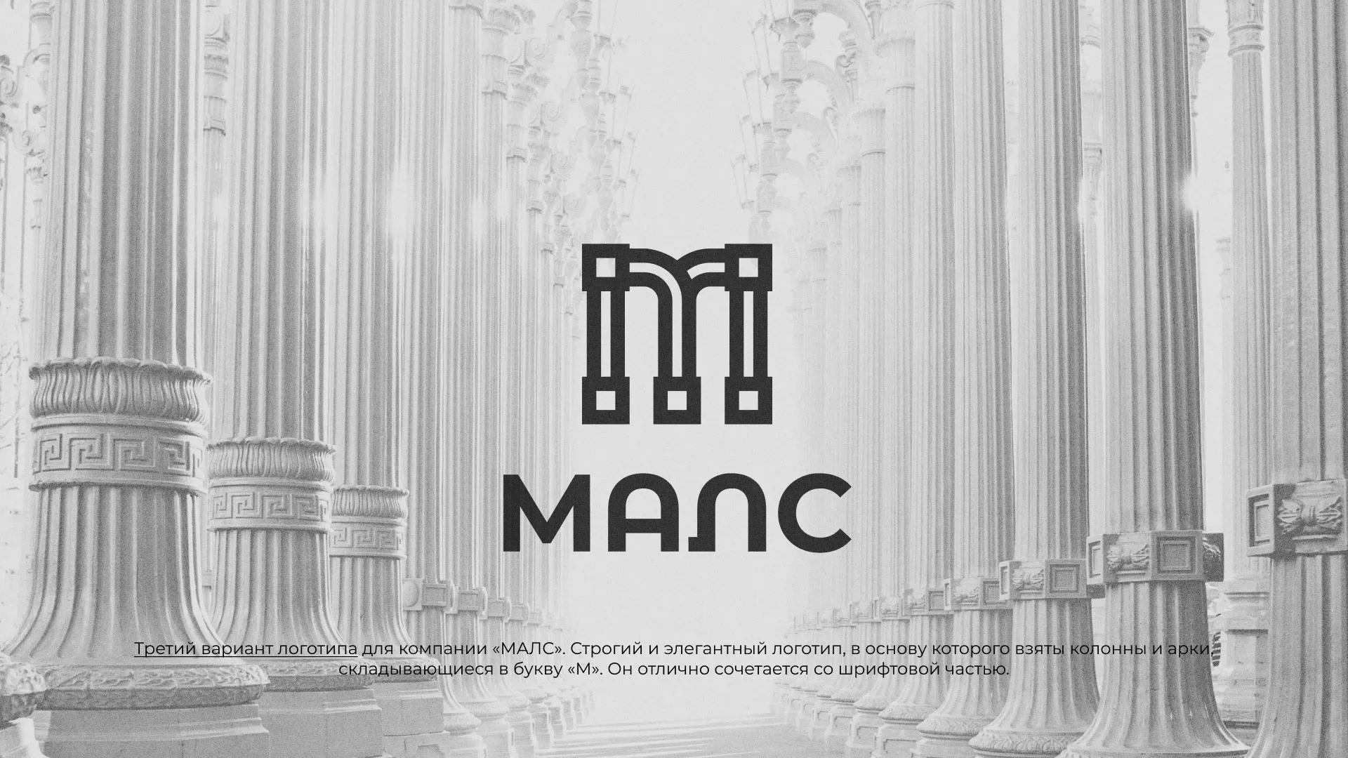 Разработка логотипа компании «МАЛС» в Далматово