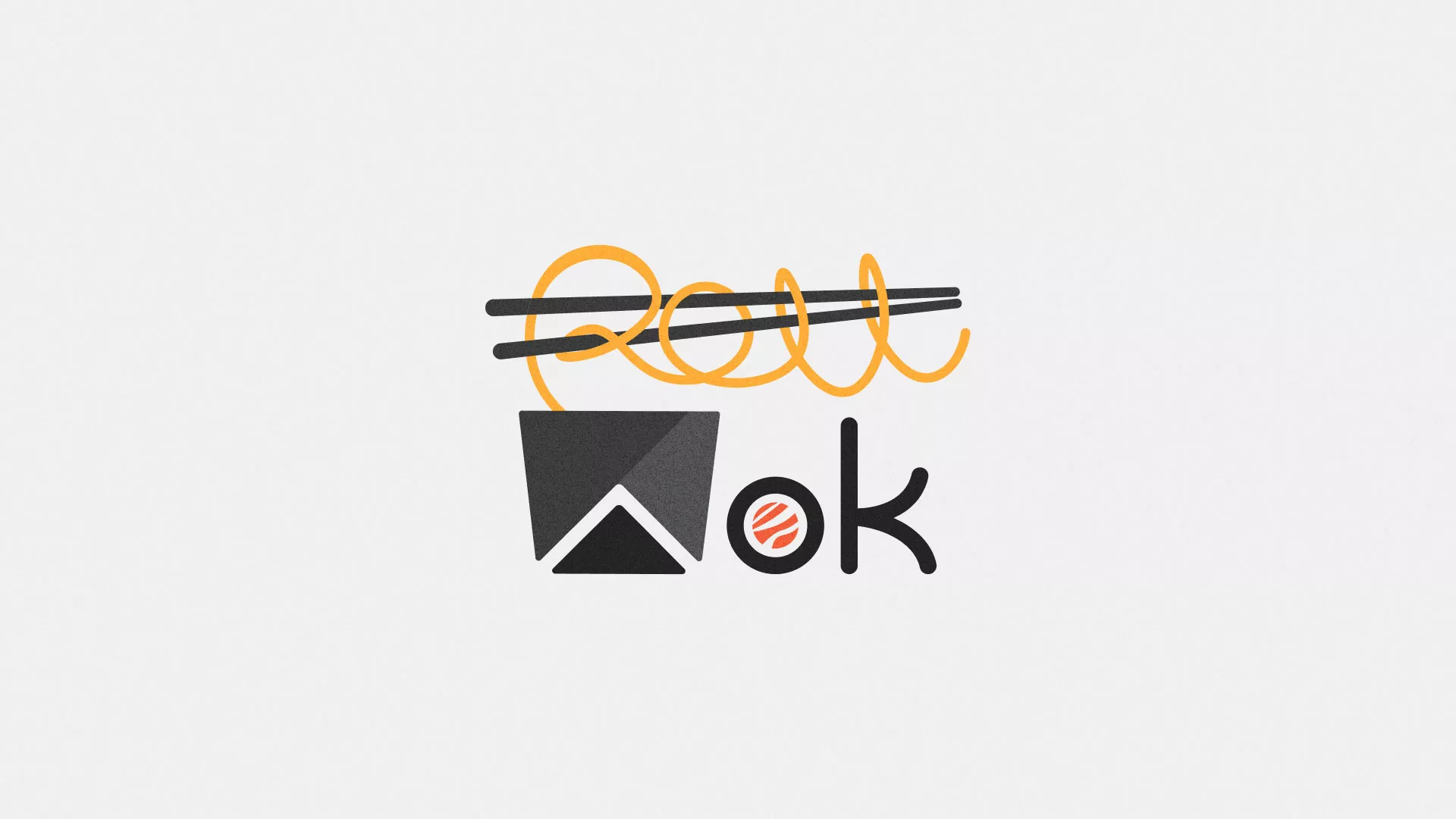 Разработка логотипа в Далматово для суши-бара «Roll Wok Club» Разработка логотипа в Далматово для суши-бара «Roll Wok Club»